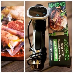 Wancle sous vide water bath cooker & sous vide vacuum bags with pump